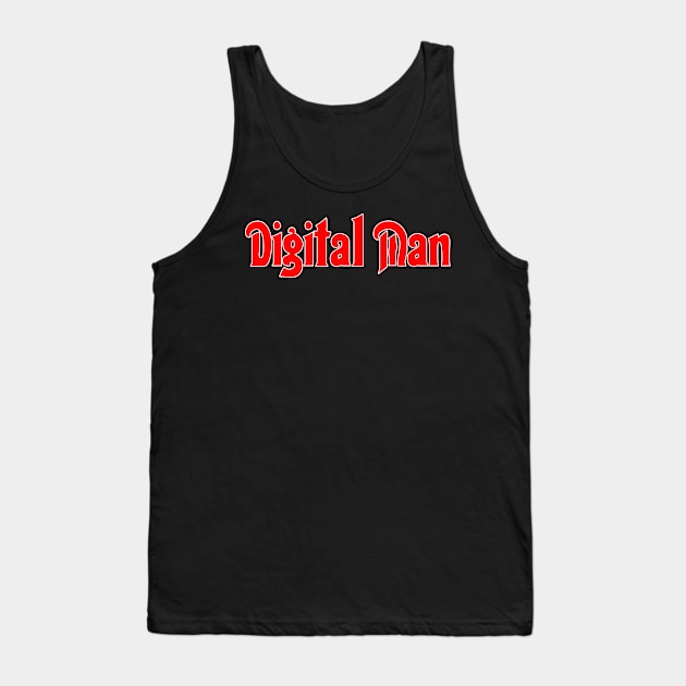 Digital Man Tank Top by RetroZest